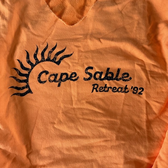 NWOT Out From Under Pullover Notch Neck Cape Sable Sweatshirt - Picture 6 of 9